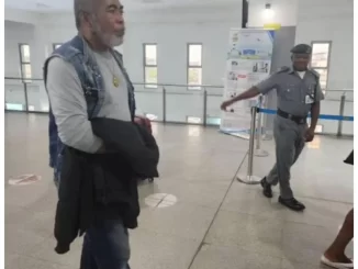 Actor Zack Orji travels to UK for post-surgery assessment [Photos]