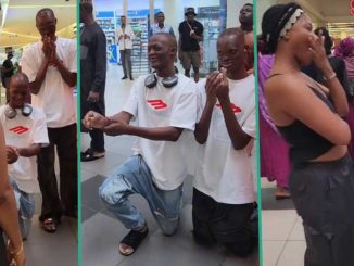 "Even the Crowd No Support": Video Shows Moment Twin Brothers Proposed to Twin Sisters at Mall