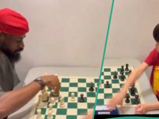 Tunde Onakoya Plays Chess with Young American Boy, Seizes Opportunity to Clinch Victory