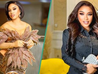 Tonto Dikeh Gives Fashion Icon Vibe With Glossy Green Outfit, Impresses Fans: "Her Excellency"