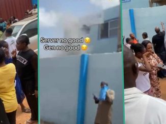 JAMB 2024: Video as Generator at Lagos UTME Centre Catches Fire, Sends Parents into Frenzy
