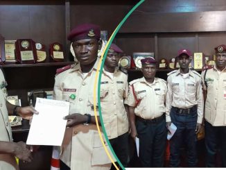 “In This Hard Economy”: FRSC Presents Commendation Letters To Officials Who Returned N8.7m In Kaduna