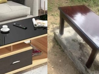 "E shine Abi e no shine" – Nigerian lady lamǝnts over the center table a carpenter designed for N40K (VIDEO)