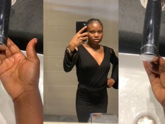 Lady shares embarrassing moment using "strange" sensor tap in a restroom (WATCH)