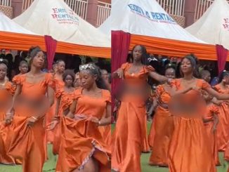 Adorable moment students entertain their guests with Indian dance during their school party (WATCH)