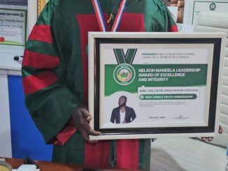 Akmodel MD, Abdulhakeem Odegade Appointed As West Africa Youth Ambassador