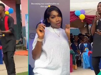 Nigerian Lady Shows Her 15-Year-Old Brother Delivering Emotional Head Boy Speech