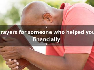 10 prayers for someone who helped you financially so their cup never runs dry