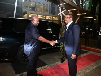 Ghana president, Mahama felicitates with Dr Stanley Uzochukwu at 40