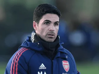 EPL: Arsenal need 114 points to win title ahead of Man City - Arteta