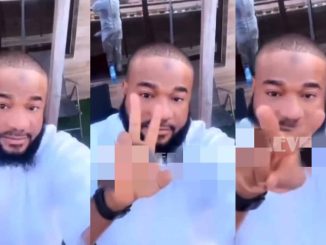 Netizens baffled over sign Sam Larry's cryptic sign in trending video