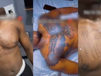 Nigerian Man Cements His Love For Wizkid As He Gets A Permanent "Biggest Bird" Tattoo (VIDEO)