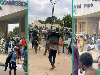 BREAKING: Violence in Kano as Protesters Vandalise FG's ICT Park, Loot Computers, Other Equipment