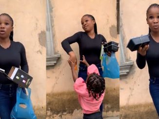 "They suppose give you generator?" – Lady r@ges at the souvenir she received at her child's school party after paying N10,000 (VIDEO)