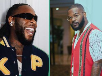 Burna Boy Hands Over African Giant Title to Falz As Fans Urge Him to Join Protest: “Him Don Give Up”