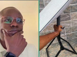 Instead of Buying N486k Standard Mount Kit, Nigerian Man Using Starlink Makes Local One of N10k