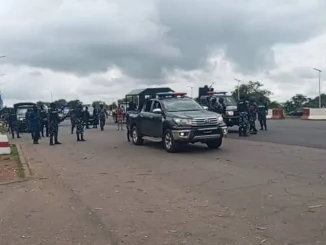 BREAKING: Journalists, protesters flee as police open fire on demostrators at MKO Abiola Stadium Abuja