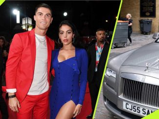 Ronaldo and Georgina Show Off £300,000 Rolls Royce As They Enjoy Private Dinner: Video