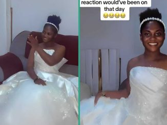 "It's Well": 2 Years after Her Marriage Was Cancelled, Lady Wears Her Wedding Dress, Makes Video