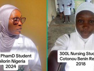 Nigerian Lady Studying Nursing in Benin Republic Becomes Final Year Student of Pharmacy at UNILORIN