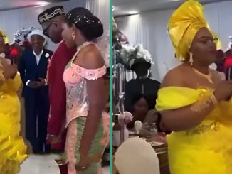 Nigerian Mother Raises Powerful Prayers For Her Son's Wife During Their Wedding Ceremony