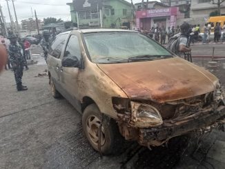 Many Injured As Fire Guts Filling Station In Lagos