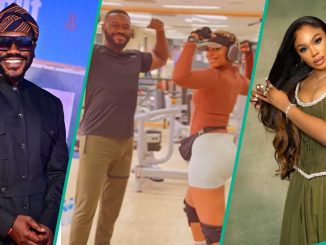 Video of Deyemi Okanlawon and Sharon Ooja in the Gym Together Stirs Questions: “See Married People”