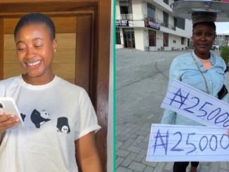 Groundnut Seller Plays Game with Kind-Hearted Nigerian Lady, Gets N25,000 Immediately