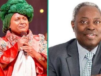 “Deeper Life Don Dey Play Drums?” Chioma Jesus’ Attire As She Greets Kumuyi, Sings at Church Trends