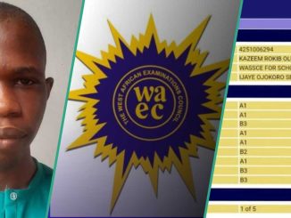 2024 WAEC Result of Outstanding Candidate Who Was Still Unhappy With His Efforts Surfaces Online