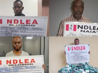 Businessman excretes 88 wraps of cocaine as NDLEA intercepts drugs in noodles at Lagos airport