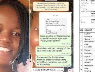 "I Asked Her Not to Write": Mother Leaks Daughter's NECO Result Online, Netizens Reacts