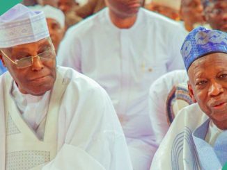 JUST IN: Photos Emerge as Atiku Meets Ganduje, Kwankwaso, Others in Abuja