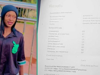 WAEC Candidate Performs Excellently in French Language, Scores D7 in General Mathematics