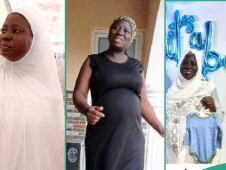 After 26 Years of Waiting, Nigerian Woman And Her Husband Welcome Baby Boy