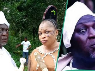 Baba Alapini, Others Don Herbalist Regalia, Storm ‘Shrine’ to Curse Bloggers Who Wish Them Death