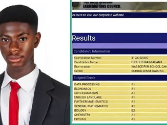 "He Scored 273 in JAMB:" Boy Passes WAEC With A1 in 8 Subjects Including Further Mathematics