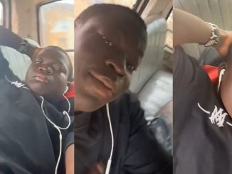 "Flex no pass like this" – Rich guy flaunts lifestyle as he pays for a full backseat in a public bus from Lagos to Abeokuta (VIDEO)