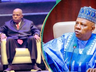 "Didn't Expect It": Shettima Cracks Up Audience Over NBA Invite After Mungo Park Suit, Sneaker Saga