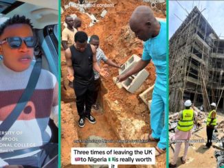 Young Man Who Packed Many Work Shifts in UK Builds Mansion in Nigeria