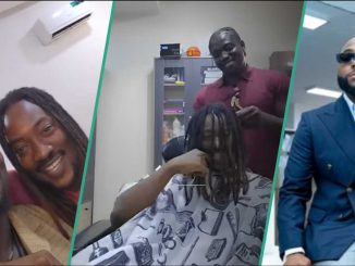 VDM Pampers Dammy Krane in His Salon As He Makes His Hair After Fight With Davido: “More Love”