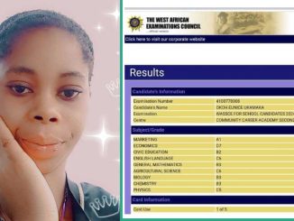 2024 WAEC Result of Nigerian Student Surfaces As She Scores A1 in Marketing But D7 in Economics