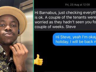 Two Weeks after Returning to Nigeria on Holiday, Man Shares Text His UK Landlord Sent Him