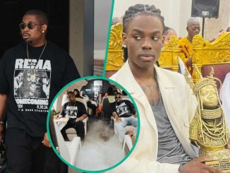 Rema’s Homecoming Show: Don Jazzy, Mavin Crew Land in Benin in Grand Style: “It Is the Smoke for Me”