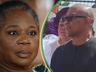 “This is Painful”: Grieving Peter Obi Shares Photos of Onyeka Onwenu’s Burial