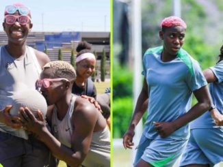 “Asisat Get Belle Keh”: Reactions As Oshoala Shows Off Pregnancy-Themed Celebration