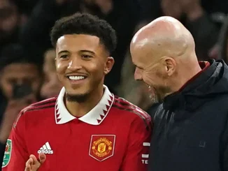 EPL: Ten Hag hints at new position for Sancho