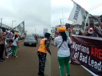 EndBadGovernance: Protest resumes in Ibadan despite Tinubu's broadcast