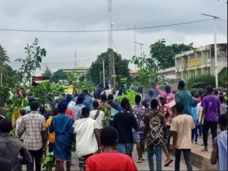 EndBadGovernance: Protesters storm Buhari's residence in Daura [VIDEO]