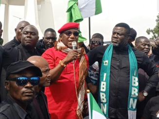 Ex-Sports Minister Dalung Joins #EndBadGovernance Protest In Plateau